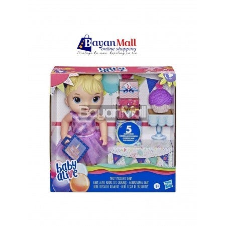 Baby Alive Party Presents Baby Blonde Hair Doll For Girls Bayan Mall PH