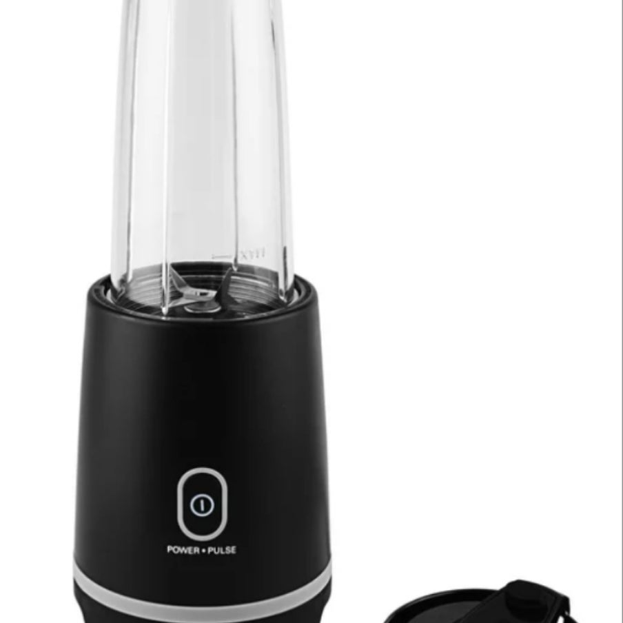 Mainstays Single Serve Blender,16 oz Black,with one Travel Lid Bayan