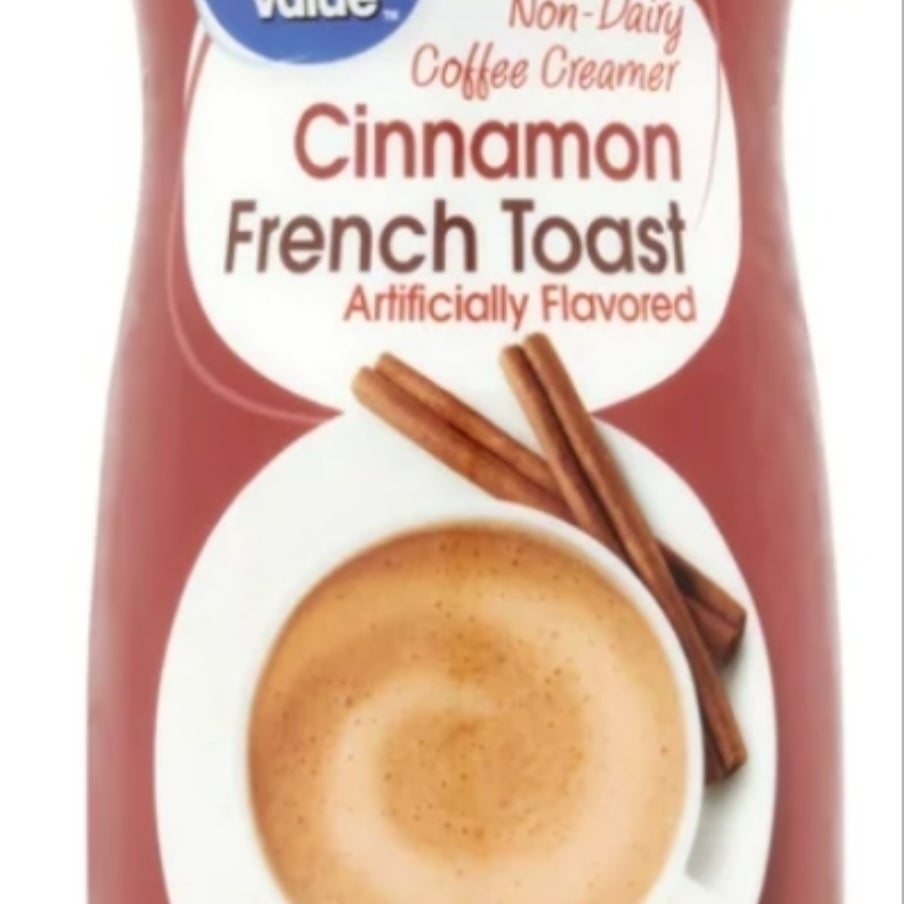 Great Value Cinnamon French Toast NonDairy Coffee Creamer, 15 oz