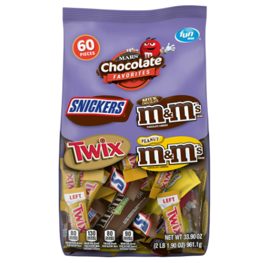 Snickers m m s twix fun size chocolate candy variety mix 33 9 ounce